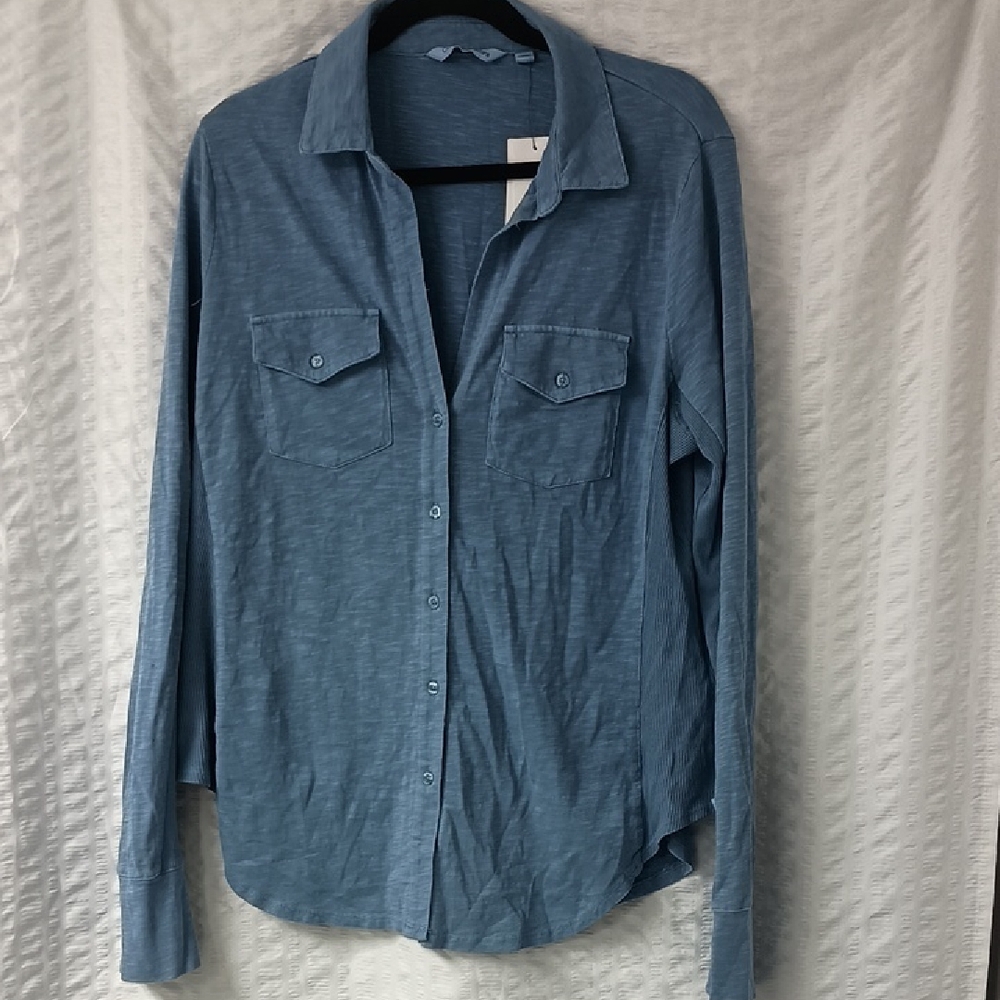 Calvin Klein Jeans Blue Button Up Shirt XL